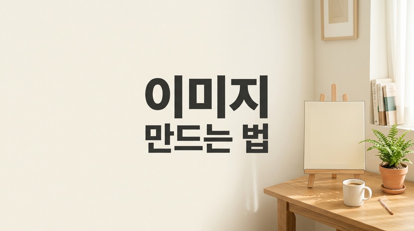 AI 이미지 만드는 법: 설명문 예시부터 수정·저장까지