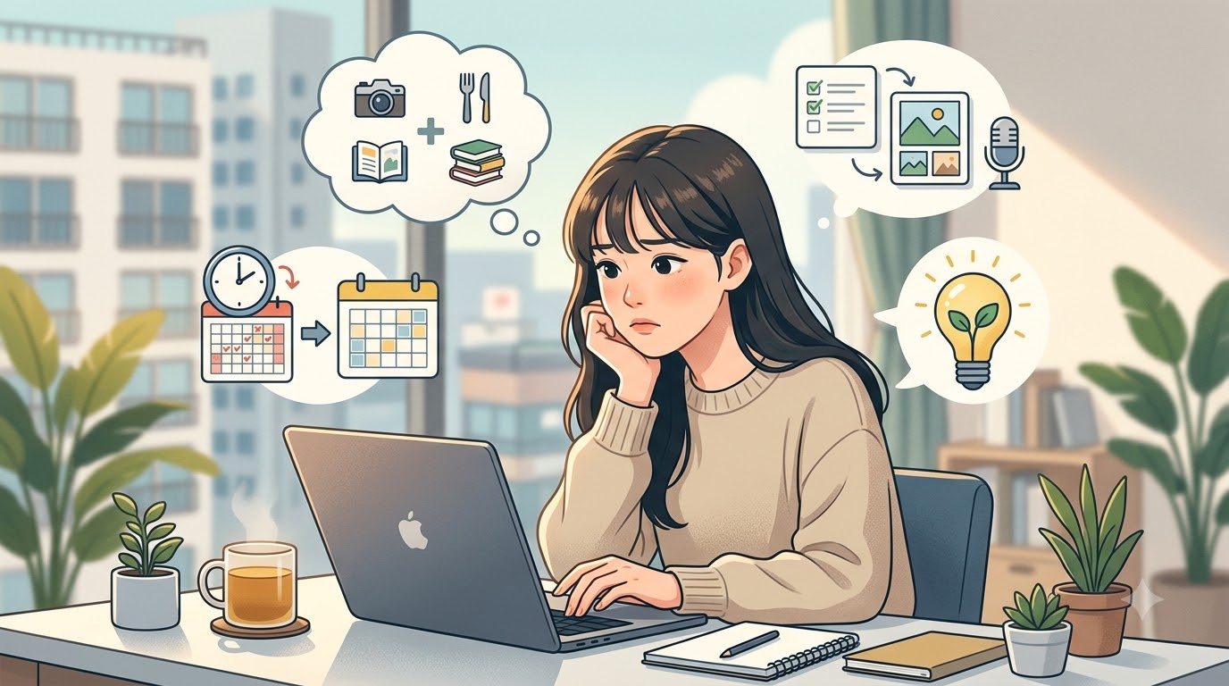 블로그 매일 글쓰기 힘들 때 무엇부터 바꿀까요?