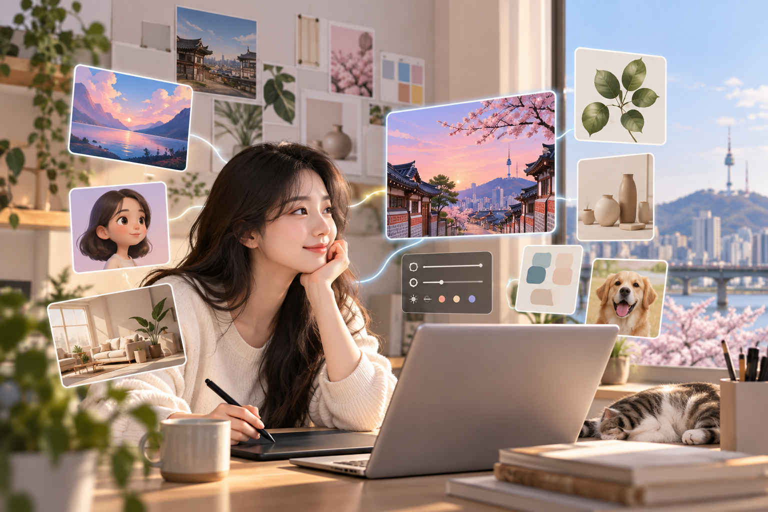 디자인과 시각 자료를 빠르게 만드는 이미지 도구