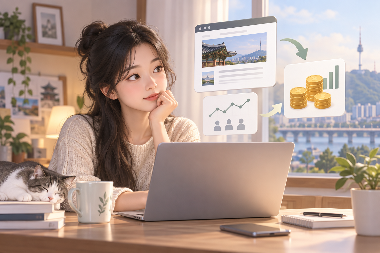 방문자 적은 블로그 광고 수익은 어떻게 계산될까