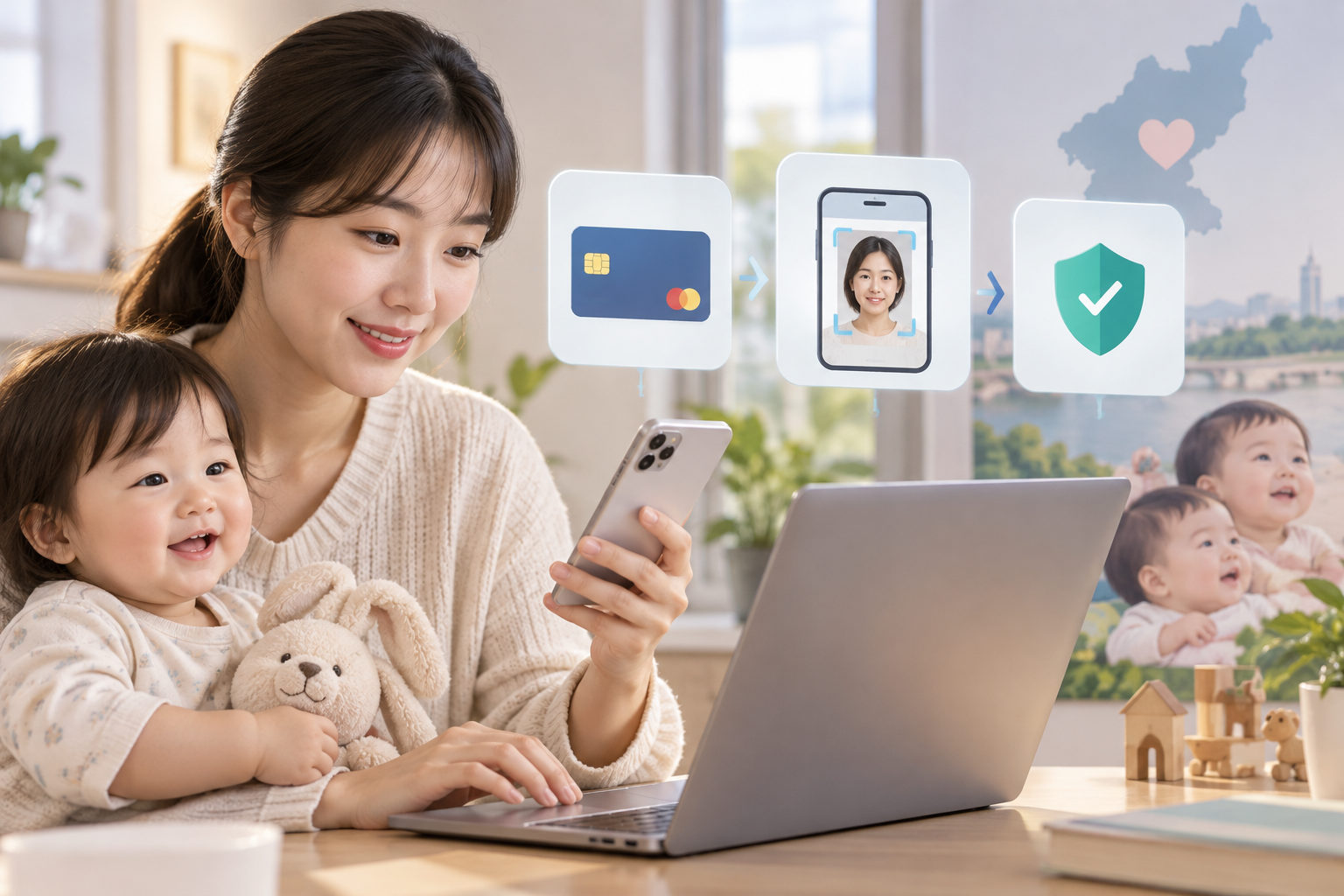 3단계: 온라인 결제 수단 등록과 본인 인증 절차