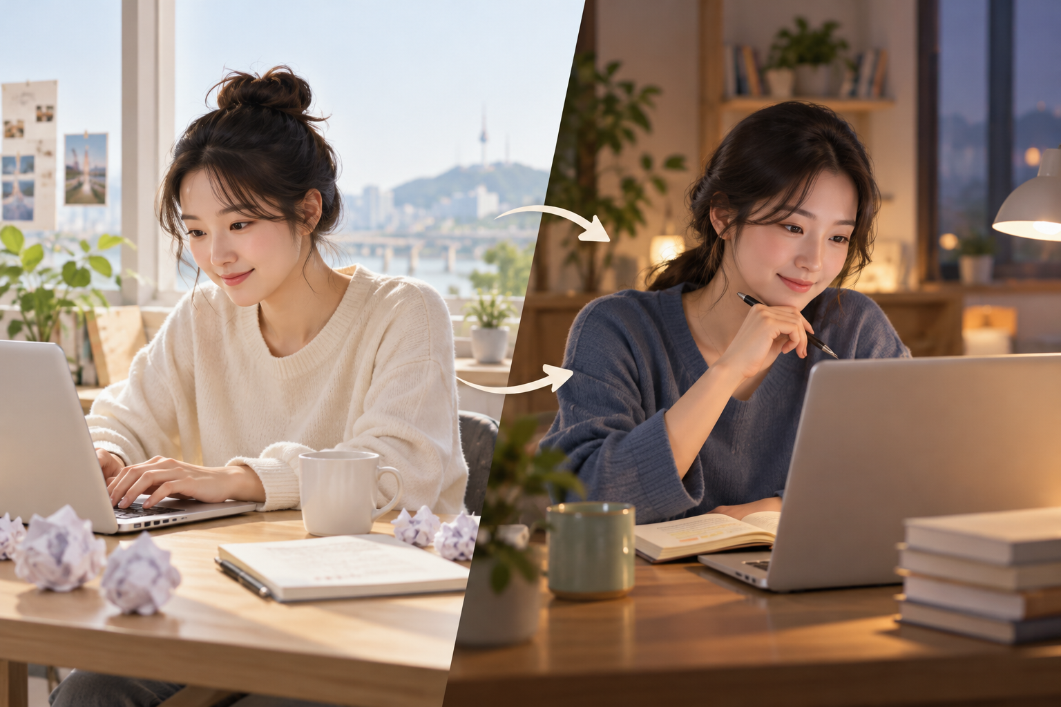 쓸 시간이 부족할 때: 초안과 퇴고를 나눠 쓰는 방법