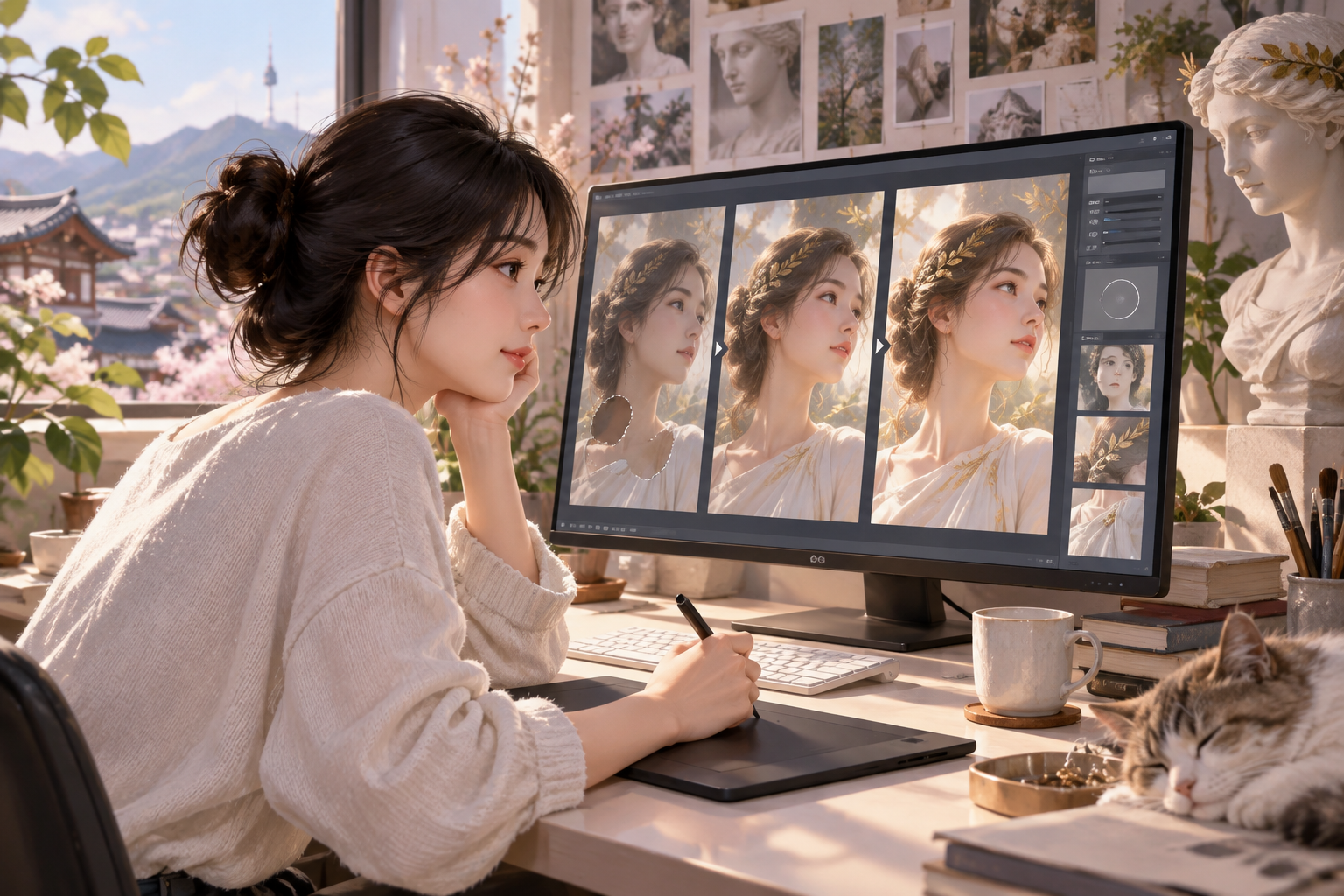 실전 2단계: 부분 수정(인페인팅)과 디테일 조정