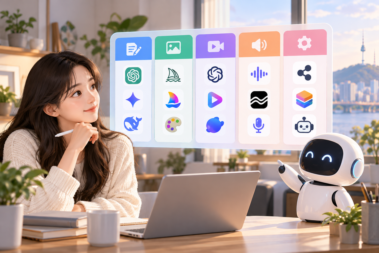 주요 목적별 AI 도구 한눈에 비교하기