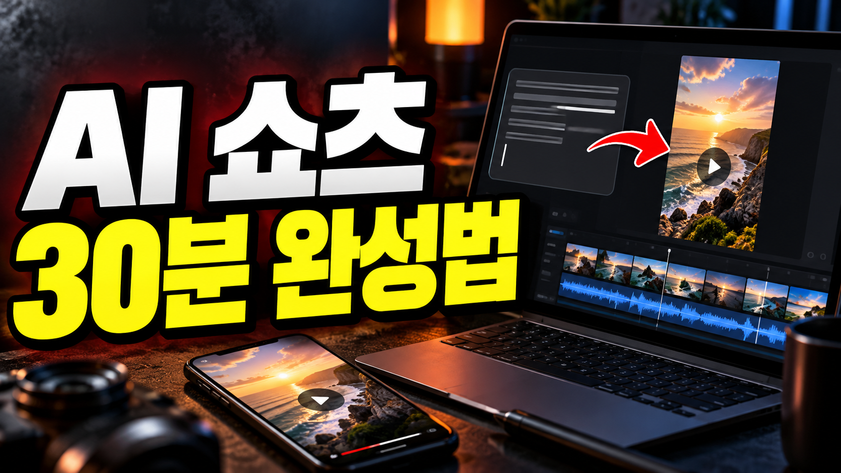 AI 쇼츠 만드는 법: 대본부터 자동 편집까지 30분 완성 제작 루틴