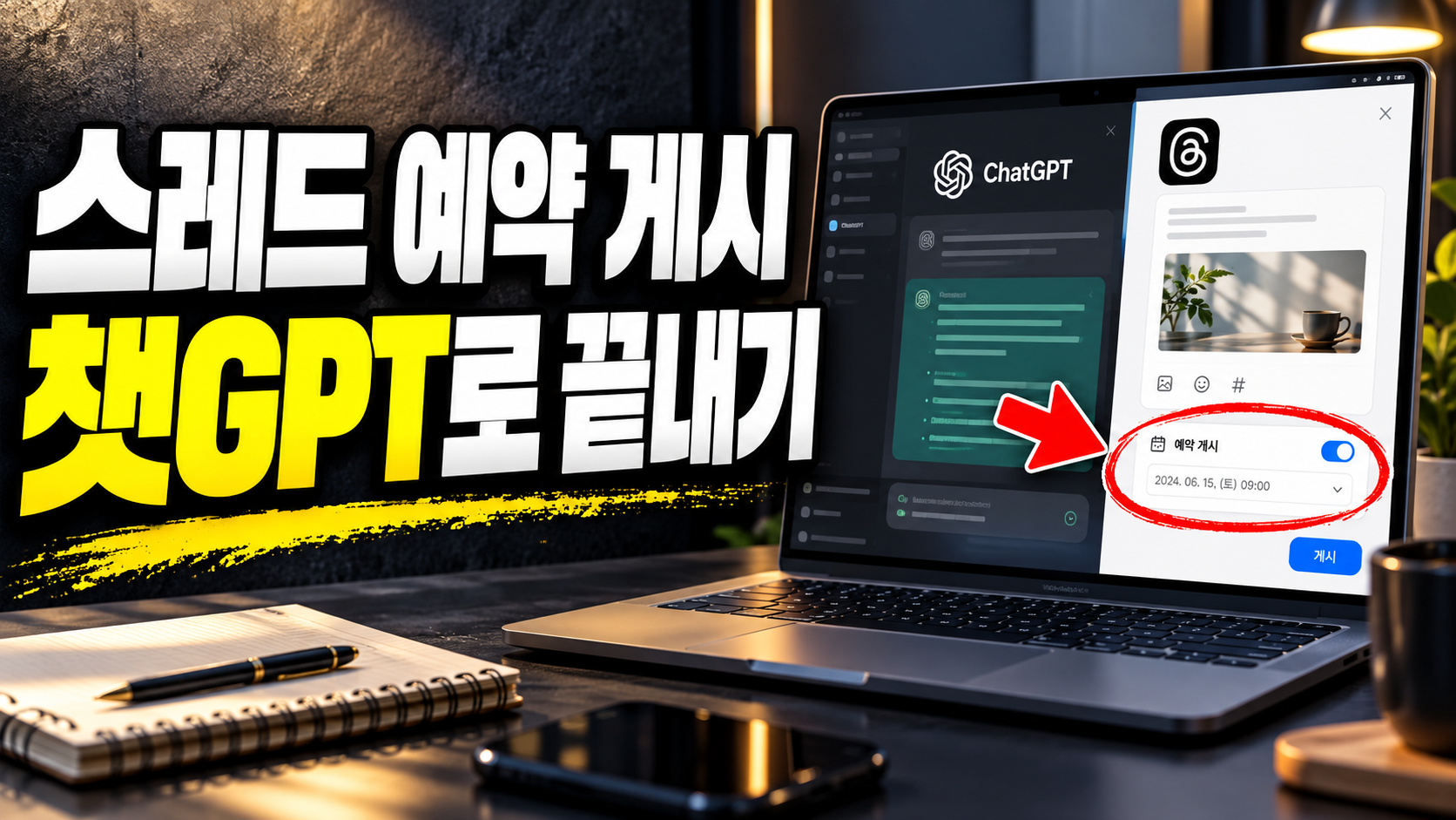 스레드 예약 게시 챗GPT로 하는 법: 세팅 순서와 계정 지키는 규칙