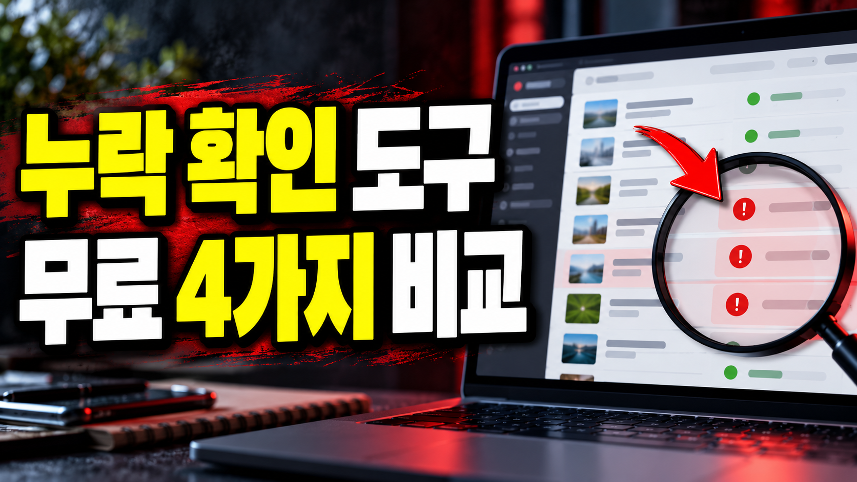 누락 확인 도구 추천 4가지 비교: 네이버·티스토리 글이 검색에 안 뜰 때