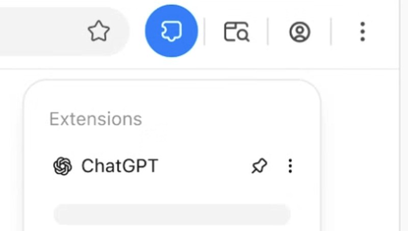 퍼즐 조각을 눌러 ChatGPT 옆 압정을 누르는 곳
